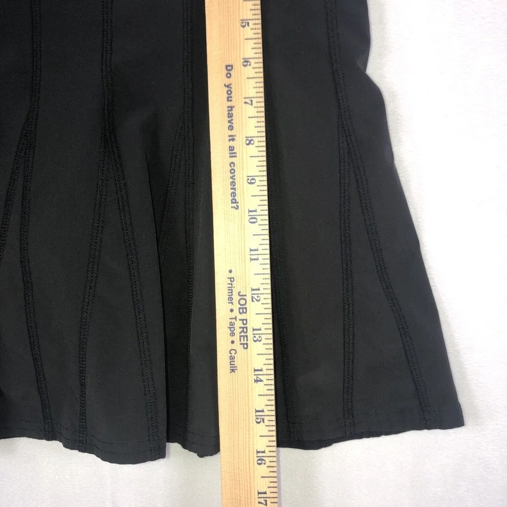 Athleta Skort Women's Sz 0 Black Wear About‎ Pleated Skort Hiking Gym Yoga Skirt
